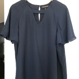 Navy Banana Republic Top